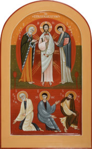 Icon of Transfiguration by Olga Shalamova