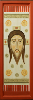 Icon of Holy Mandylion by Olga Shalamova
