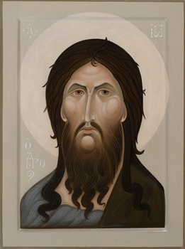 Icon of John the Baptist by Olga Shalamova