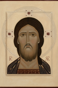 Icon of Christ 2017 by Olga Shalamova