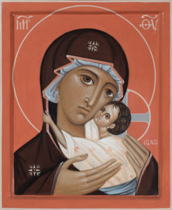 Icon of The Mother of God "Umilenie" (Tenderness)