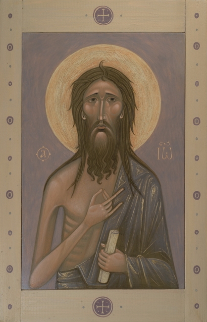 Icon of Saint John the Baptist, 2016 by Olga Shalamova