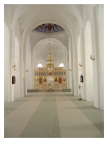 Interior view toward altar