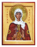 Icon of saint Barbara