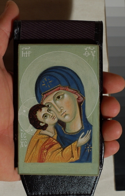 Miniature icon of the Mother of God Igorevskaja (11 X 7.5 cm). 2014